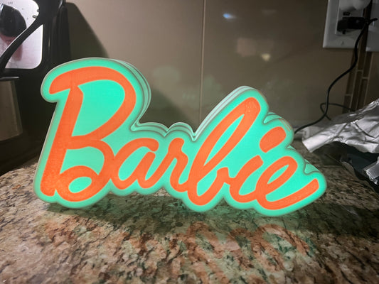 Barbie Logo Light Box