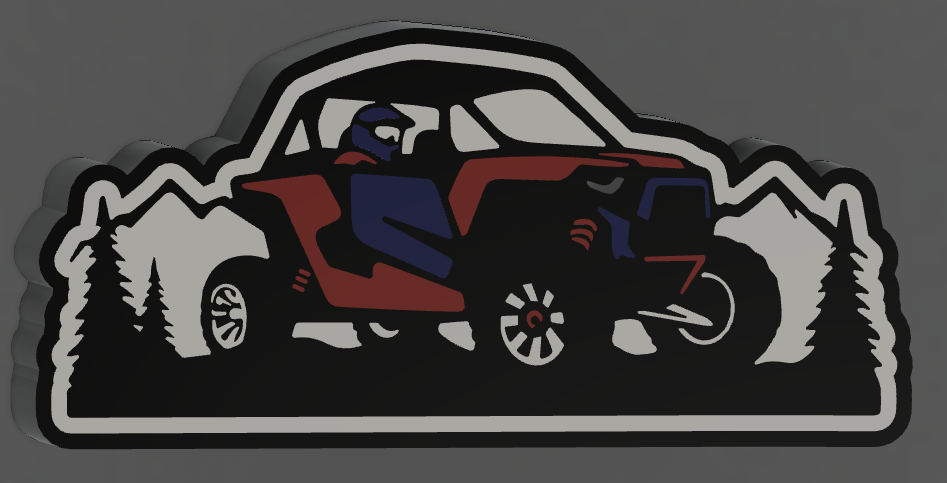 Side by Side ATV Light Box