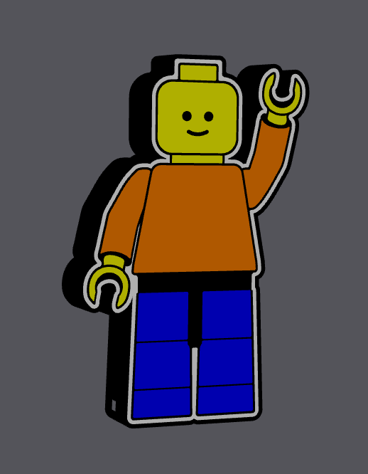 Lego-man Light Box